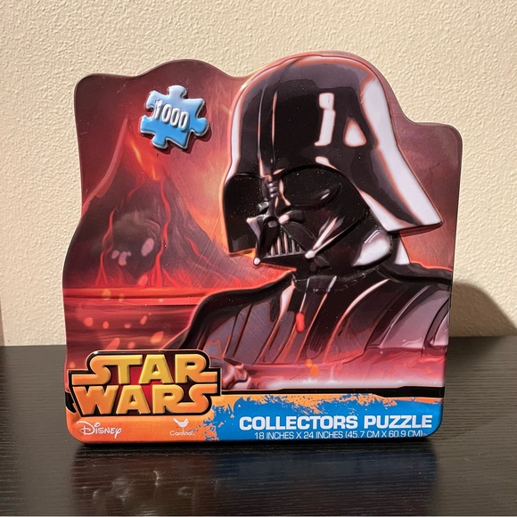 Disney 1000 Piece Jigsaw Puzzle Star Wars Collectors Puzzle Darth Vader - Picture 2 of 8